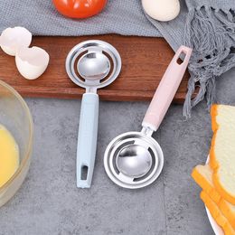 Outil de séparateur d'oeufs Oeufs en acier inoxydable séparateurs blancs de blanc gadgets de cuisine outils de pâtisserie