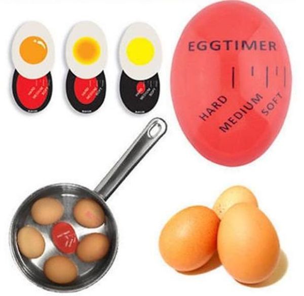 Minuterie pour œufs Fournitures de cuisine Œuf Parfait Changement de couleur Œufs à la coque Parfait Aide à la cuisson Laissez tomber