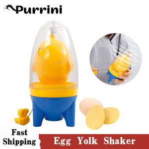 Oeufs Outils Jaune d'oeuf Shaker Gadget Mélange manuel Fouet doré Oeufs Spin Mixer Stiring Maker Extracteur Cuisson Outils de cuisson Accessoires de cuisine 230224