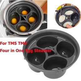 Outils à œufs pour Thermomix TM5 TM6 4 en 1, panier à vapeur multifonctionnel, moules en PP de qualité alimentaire, chaudière, braconniers, accessoire de cuisine 230922