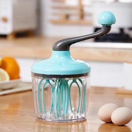 Egg Tools Handmatige eierklopper huishoudelijk klein halfautomatisch wit melkschuim taart keukenaccessoires 231026