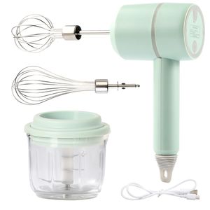 Oeuf Outils Portable Blender Mixer Kitchen Hand Electric Food processors set mousseur à lait Beater Cake Baking pétrissage mélangeur 230721