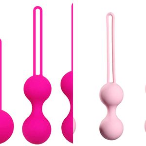 NXY Oeufs 1 Set Sûr Médical Silicone Magnétique Kegel Balle Ben Wa Vagin Serrer Exercice Machine Vaginal Geisha Uteru Massage Femmes Sex Toy 1124