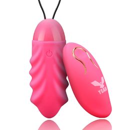 Oeufs / balles 10 vitesses vibrateur jouets sexuels pour femme avec télécommande sans fil étanche silencieux balle oeuf USB jouets rechargeables pour adulte 231216