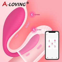 Eieren/Kogels 9 Speed APP Gecontroleerde Vaginale Vibrators G Spot Dual Motor Vibrerende Ei Stimulator Draagbare Stimulator Adult Sex Toys voor Vrouwen 230413