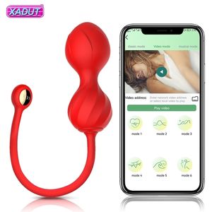 Eieren/kogels App Bluetooth Vibrator voor vrouwen clitoris stimulator draadloze vagina bal afstandsbediening vrouwelijke seksspeeltjes volwassenen 18 221010