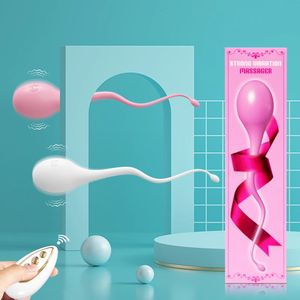 Eieren Kogels G Spot Dildo Vibrator voor Vrouwen Draadloze Afstandsbediening Clitoris Stimulator Vibrerend Liefde Ei Pollywog Sperma Seksspeeltjes Volwassen 231219