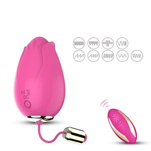 Oeufs balles pétale rose oeuf sautant langue féminine lécher sucer sein artefact jouet féminin masturbation taquiner vibrateur poupée de sexe santé beauté sucer vibrateur