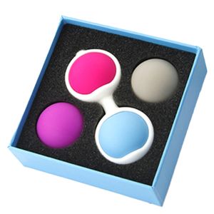 Eieren/kogels Siliconen vaginale ballen Sekspeeltjes voor vrouwen vagina Draai de inspanning Chinese Kegel Vibrator Belvic Ben Wa Anal Balls 230509