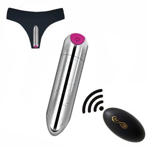 Eieren/Kogels Draadloze afstandsbediening vibrator Clitoris stimulator vaginale bullet vibrator pornografische trillingen ondergoed eieren seksspeeltjes 230710