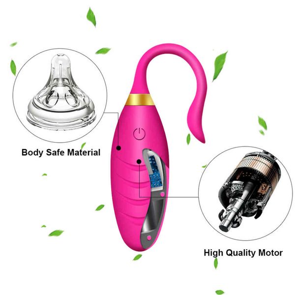 Huevos Control remoto Sexo Vibrador Huevo Anal Plug para Mujeres Punto G Estimulador de clítoris Jump Ball Vaginal Kegel Trainer 1124