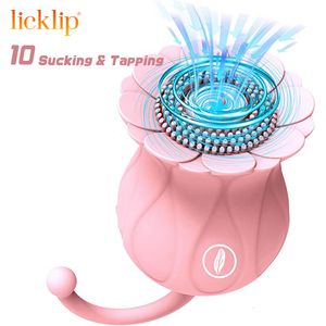 EggsBullets Licklip Stimulateur de mamelon sexuel rose amélioré pour les femmes qui sucent le clitoris avec 10 jouets érotiques d'aspiration pour adultes 230808