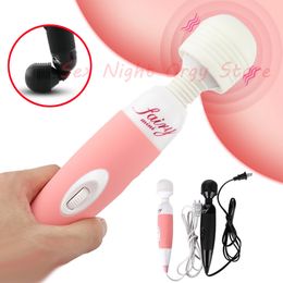 EggsBullets MultiSpeed Dildo Vibrator Vrouwelijke Krachtige 220V AV Toverstaf Clitoris Vagina Stimulator Volwassenen Goederen Erotische Speeltjes voor Vrouwen 230808