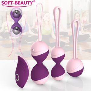 EggsBullets Afstandsbediening Kegel Ballen Vibrator Vibrerend Ei Speeltjes Voor Vrouwen Vaginale Strakke oefening Ben Wa Geisha Muscle Shrink Shop 230804