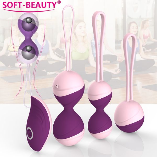 EggsBullets Control remoto Kegel Balls Vibrador Huevo vibrante Juguetes sexuales para mujeres Ejercicio vaginal apretado Ben Wa Geisha Muscle Shrink Shop 230804