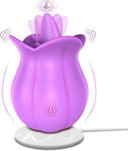 EggsBullets Rose Vibrator Pour Clitoris Licking Nipper Clitoris Vagin Stimulateur Couple Foreplay Sex Toy Femmes Masturbateur Femme 230808