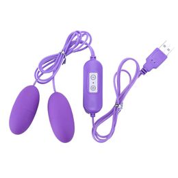 EggsBullets USB alimentado doble huevo clítoris anal vagina vibrador bolas vaginales productos eróticos productos atractivos juguetes sexuales para mujeres adultos dos tiendas 231124