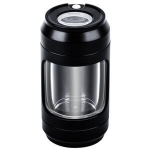 Coole fles vorm kleurrijke draagbare led-roken multifunctionele droge kruid tabak malen kruid miller molen crusher slijpen opslag stash case jar dhl gratis