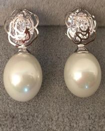 EH373 camélia fleurs perle marque design luxe nouveau 2020 bijoux bijoux Pendientes Mujer Stamement boucles d'oreilles pour Women2508781