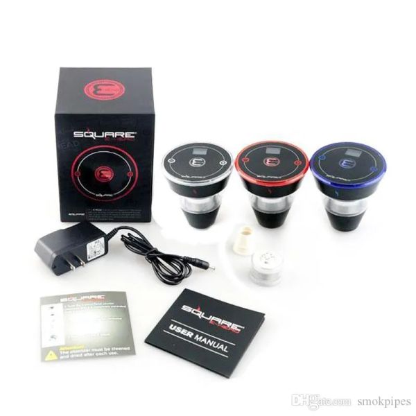 eHOOKAH nouvelle conception carrée E tête Ehead e-head Ehookah Eshisha cartouche carrée rechargeable E narguilé de haute qualité