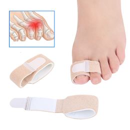 Eid 2pcs teen vinger rechteer hamer teen hallux valgus correction bandage teen separator spal splint wraps foot care supplies unisex