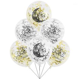 Eid Mubarak Ballonnen Gelukkig Eid Ballonnen Gelukkig Ramadan Moslim Festival Decoratie Islamitisch Nieuwjaar helder confetti1263p