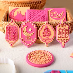 Eid Mubarak Biscuit Mold Cookie Cookie Cutter Diy Herramientas para hornear Decoración de fiesta musulmana islámica Al Adha Ramadan Kareem Decoración