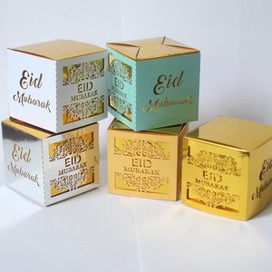 EID Mubarak Bonbons Boîtes Ramadan Kareem Mariage Musulman Fête D'anniversaire Décorations Fourniture Sacs-Cadeaux