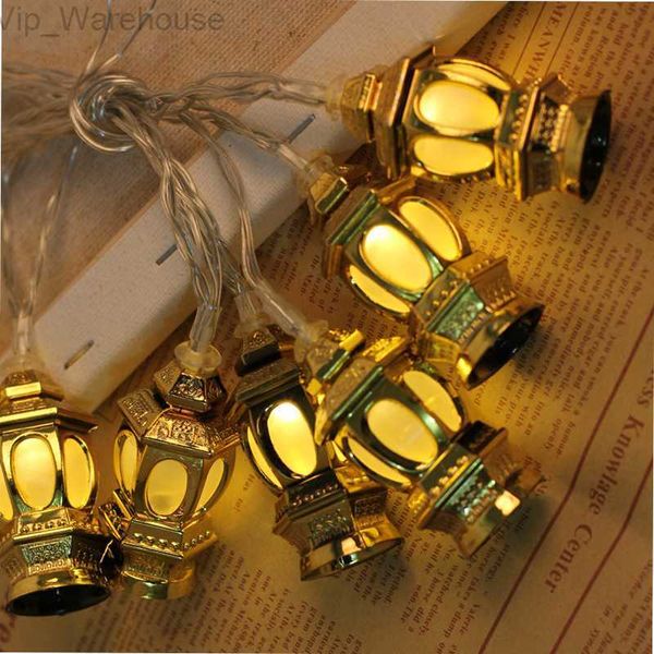 Eid Moubarak décor Ramadan décorations LUME LED LED LIGHTS STRING FOR HOME ISLAM MUSLUME Événement de fête de fête Eid al-Fitr Decor HKD230812