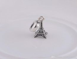 Tour Eiffel chrams résultats de bijoux composants breloques perles pendentifs S925 en argent sterling convient aux bracelets de style ale086H94728008