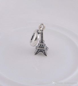 Eiffel Tower Chrams Hallazgos de joyas Componentes Charmes Beads Pendants S925 STERLING SILE SIT para pulseras de estilo Ale086h98715924