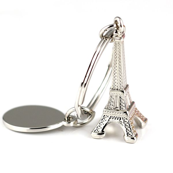 Tour Eiffel Porte-clés Porte-clés en métal Pendentif Cadeau créatif Porte-clés Accessoires de mode