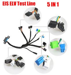 EIS ELV Test Cables 5 In1 Maintenance Work Together with CGDI Prog MB (5-in-1) W204 W212 W221 W164 W166 EIS ELV Full Set