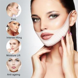 Elaimei Lefting Face Masques V Face Face Slim Chin Check Cou cou 4pcs Masque Peel-Off Masque Bandage minceur Shaper Skin Care2754