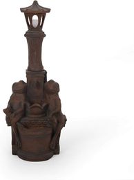 Fontaine Elaine Sapos, rustique multi-marron