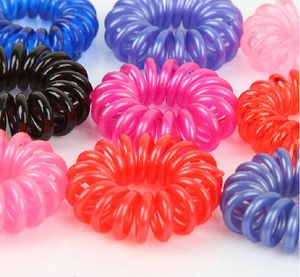 elastische kleurrijke nano-haarring polsbandje paardenstaart hoofddeksels Haarband snoepkleuren mode-accessoires Epoxy verlengd touw HQSY29272475