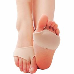 Elastische stof metatarsal pads bal van voet pads kussens Super zachte gratis DHL 3-maten