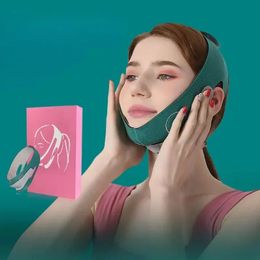 Elastisch gezicht Slimming Bandage V Lijn Face Shaper Women Chin Cheek Lift Up Belt Belt Facial Massager Riem Face Skin Care Gereedschap Beauty