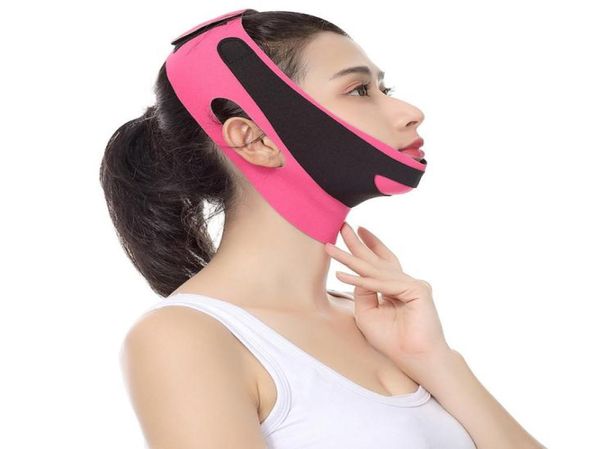 Visage élastique bandage minceur V. Face à la ligne Shaper Femmes Chin Chinons Lift Up Up Facial anti-ride STRAP FACE CATHER