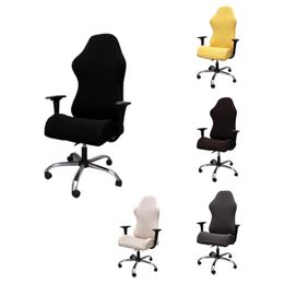 Chaise de compétition de jeu élastique couvre le bureau de ménage Cafée Internet rotation accoudoir de chaises extensibles 219i