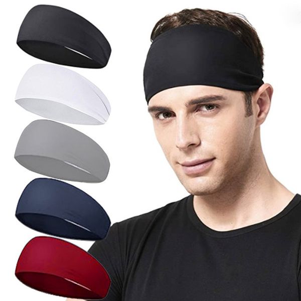 Diadema elástica, bandas deportivas para el pelo, banda elástica para la cabeza para hombres y mujeres, YT-0008