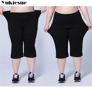 Elastische hoge taille dames potlood broek plus maat 5xl 6xl grote leggings vrouwelijke zomer damesbroeken femme pantalon 210412