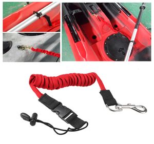 Elastische Kajak Kano Peddel Leash Surfplank Surfen Leash Touw Veiligheidslijn Roeiboten Lanyard Hengel Kajak Accessoires5588956