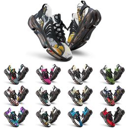 Zapatillas elásticas para correr, zapatos personalizados para hombres y mujeres, bricolaje, blanco, negro, verde, amarillo, rojo, azul, entrenador para hombres, zapatillas de deporte para exteriores, tamaño 38-46 color165