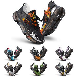 Zapatillas elásticas para correr, zapatos personalizados para hombres y mujeres, bricolaje, blanco, negro, verde, amarillo, rojo, azul, entrenador para hombres, zapatillas de deporte para exteriores, tamaño 38-46 color131