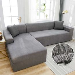 Elastische Sofa Cover voor Woonkamer Chaise Lounge L Vorm Corner Printing Floral Stretch Love Seat Seat Couch Fauteuil Covers 211207