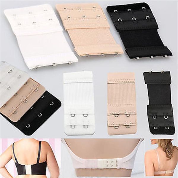 Extensions de soutien-gorge élastiques pour femmes, fermoir en nylon, extension Stap 1 2 3 4 rangées 9pcs pack 10packs lot253m