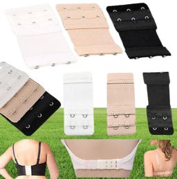 Elastic Soft Women039S BRA Extenders Nylon Clasp Extension Stap 1 2 3 4 Row 9pcspack 10packslot1411999