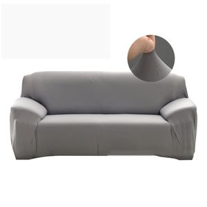 Elastische vaste kleuren bankafdekking verwijderbare stofdichte strakke wrap all-inclusive woonkamer funda sofa kussen fauteuil covers handdoek lt0112