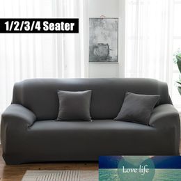 Elastische stretch sofa cover 1/2/3/4-zits SOF SNOCKCOVER COUCH COVERS VOOR UNIVERSAL SOFAS Woonkamer Sectional L Formy Slipcover